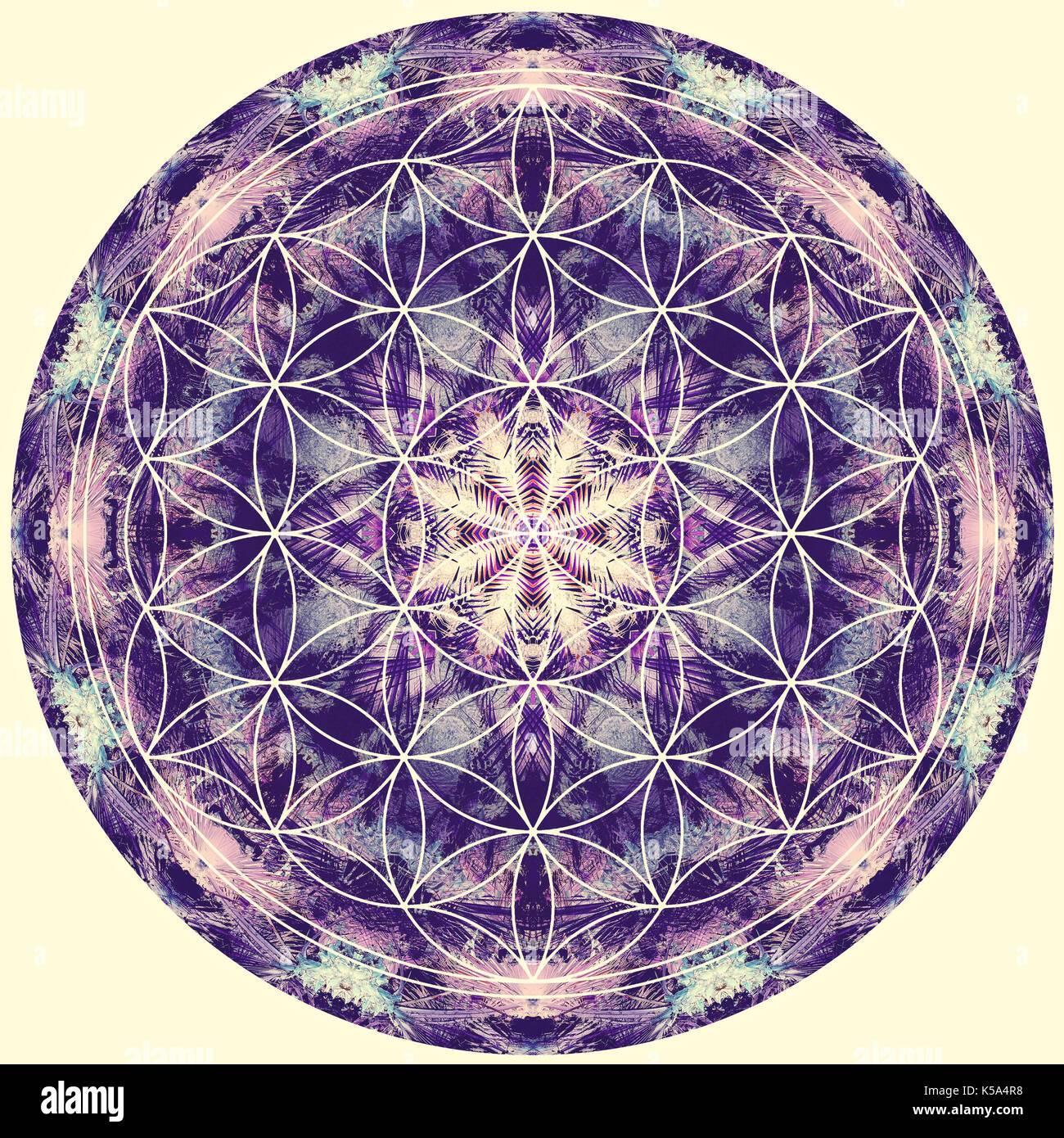 Abstract Mandala picture Stock Photo