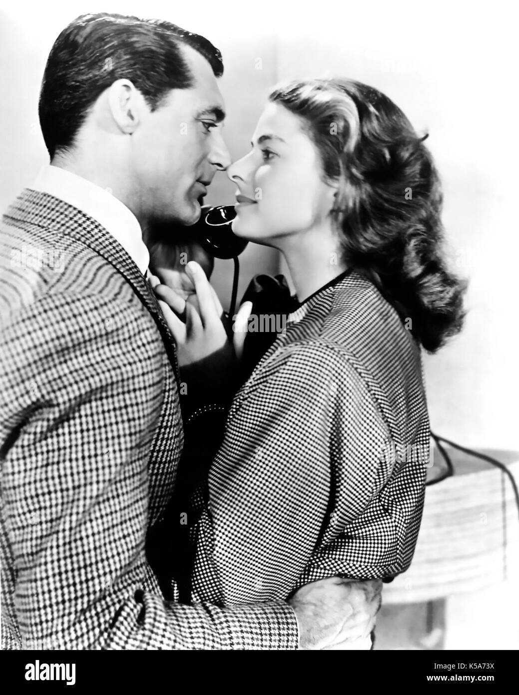 NOTORIOUS 1946 RKO Radio Pictures film with Cary Grant and Ingrid Bergman Stock Photo