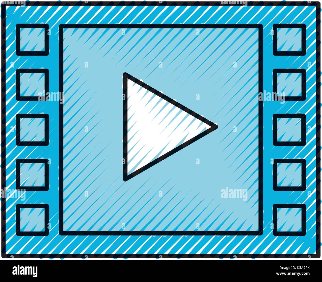 video play button digital movie film Stock Vector Image & Art - Alamy