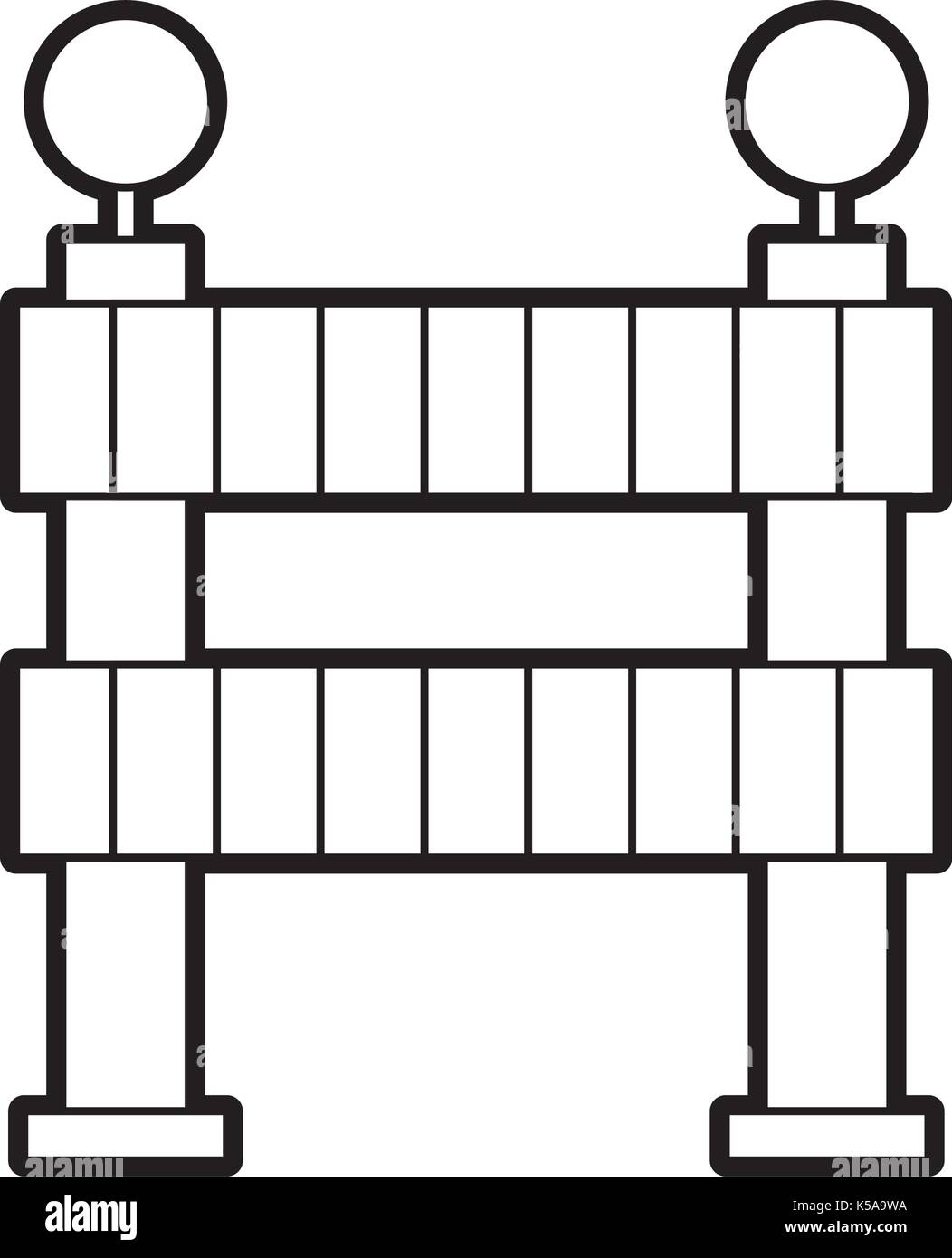 under construction barrier graphic design icon Stock Vector Image & Art ...