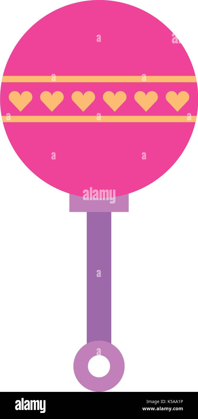 baby shower rattle toy gift icon Stock Vector Image & Art - Alamy