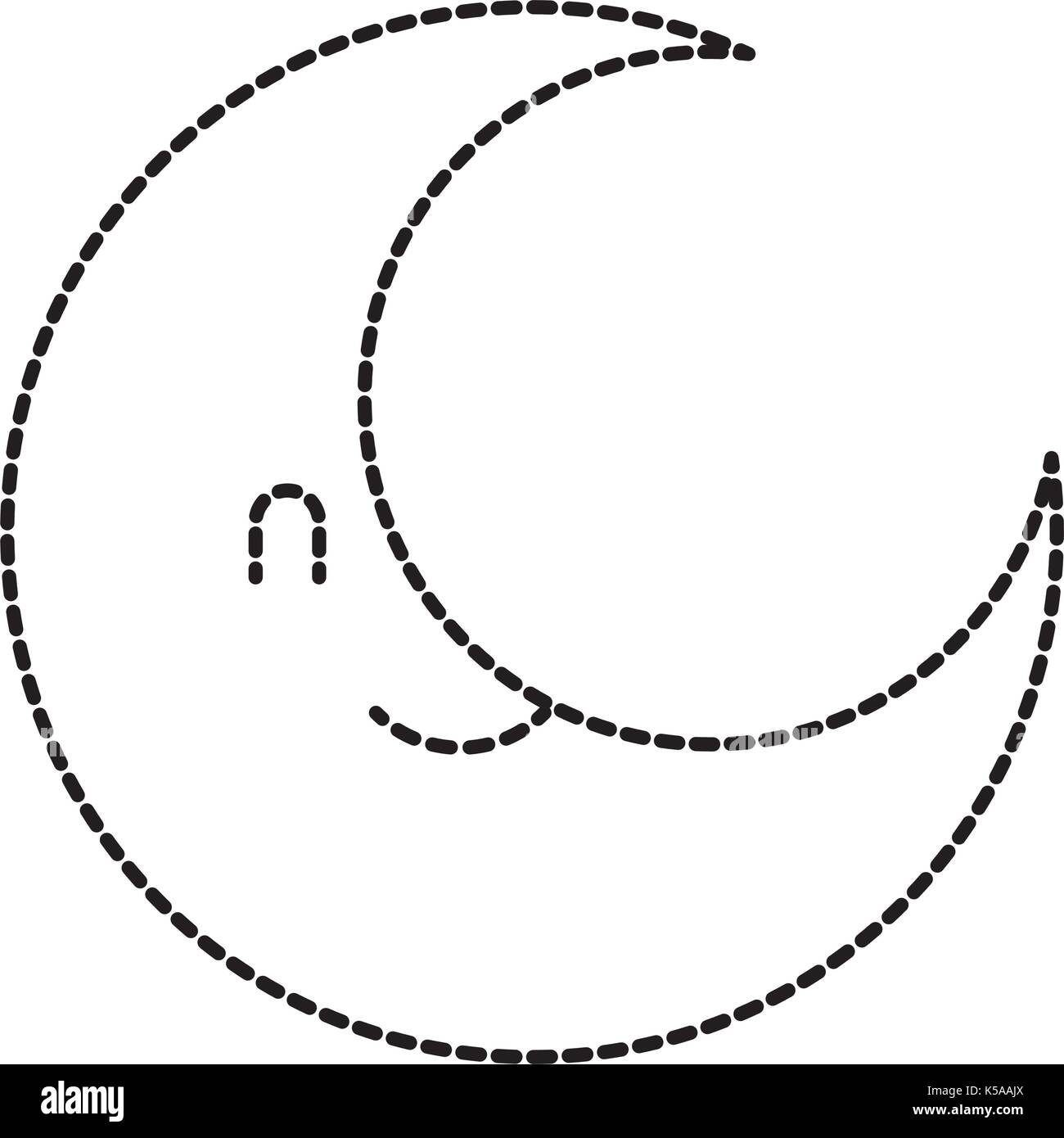 cute cartoon moon baby shower decoration Stock Vector Image &amp; Art - Alamy
