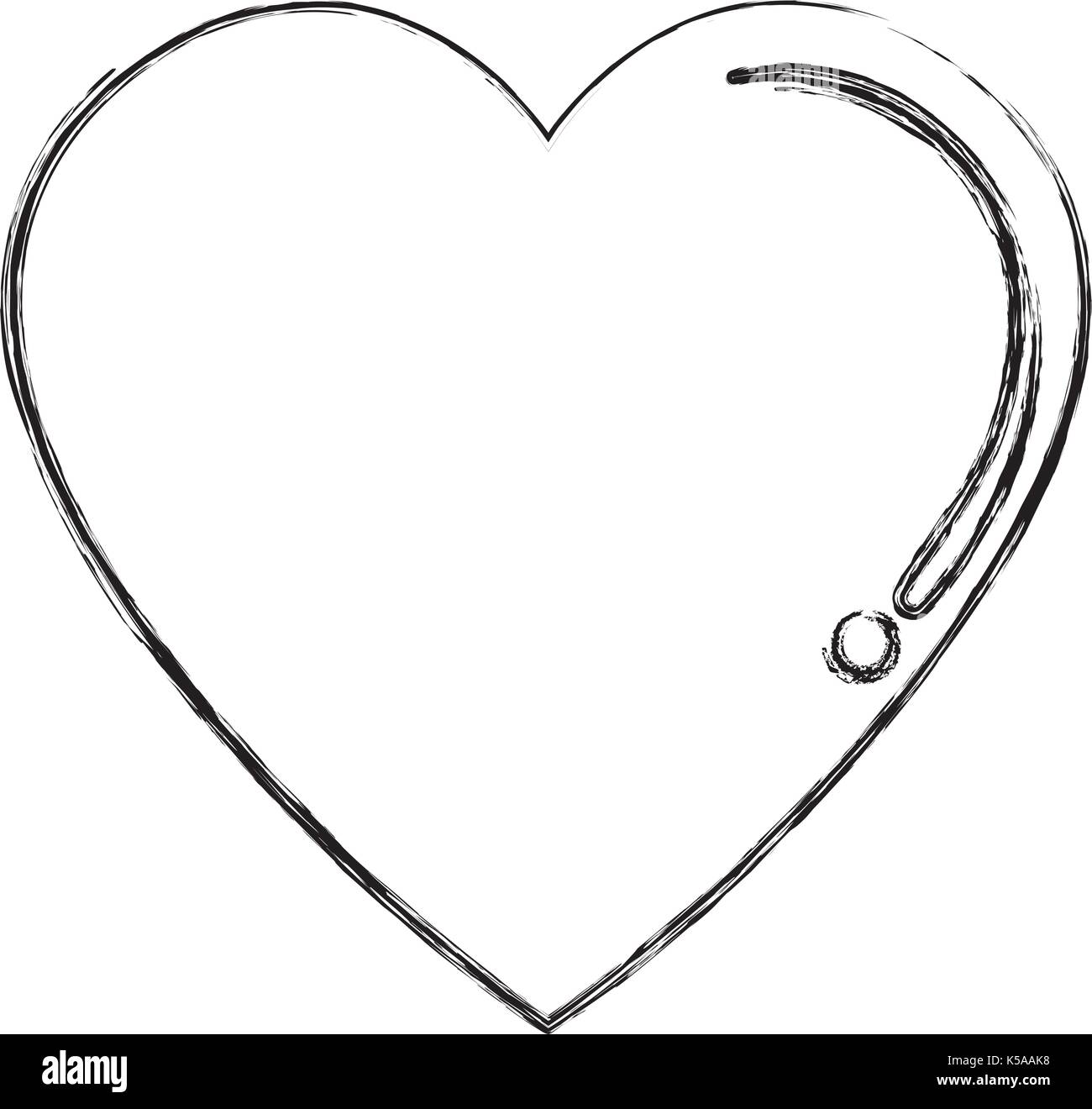 heart love isolated icon Stock Vector Image & Art - Alamy