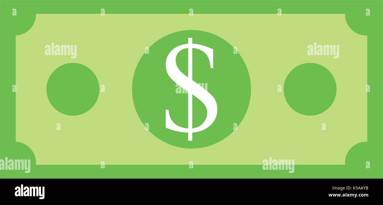 dollar banknote money cash economy financial Stock Vector Image & Art ...