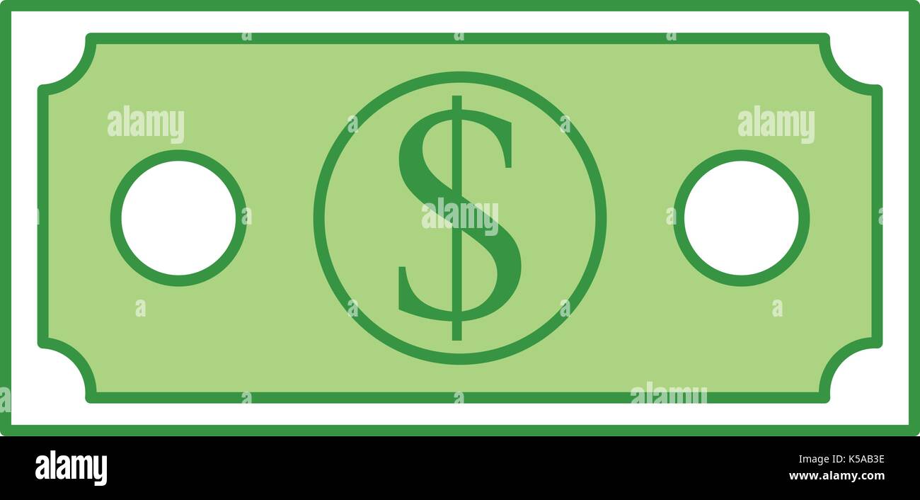 dollar banknote money cash economy financial Stock Vector Image & Art ...
