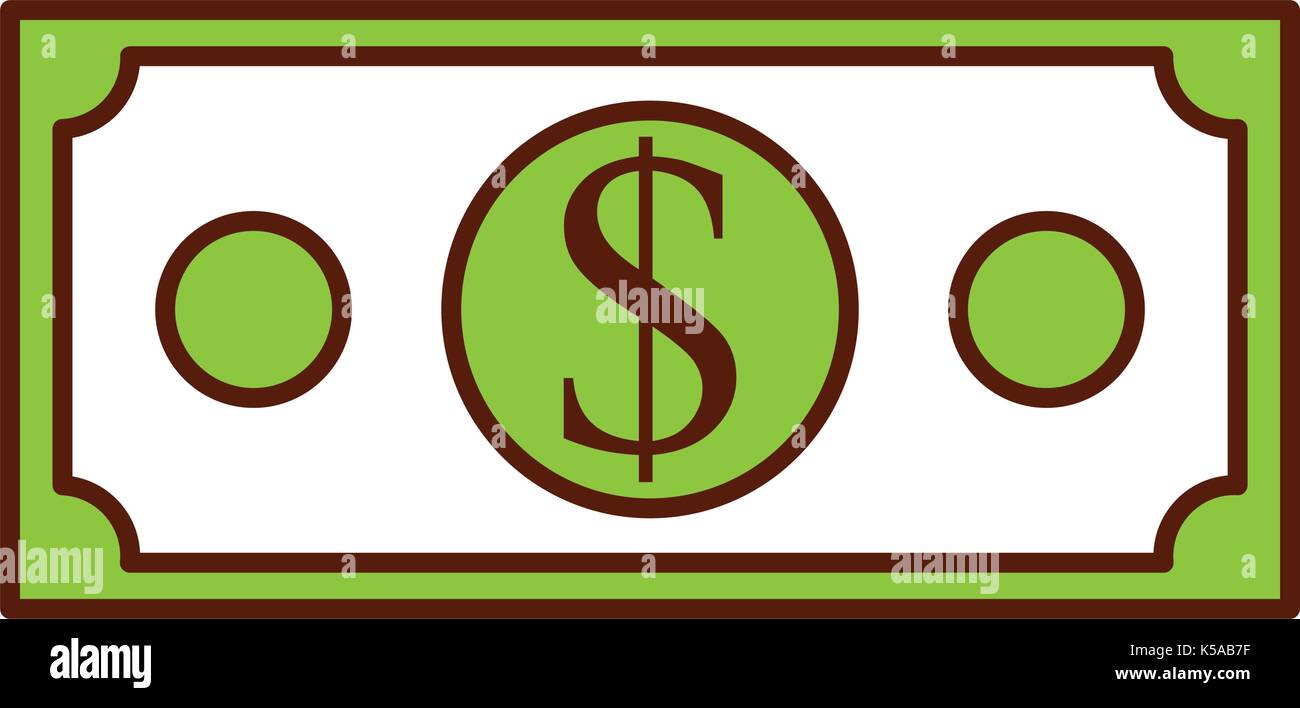 dollar banknote money cash economy financial Stock Vector Image & Art ...