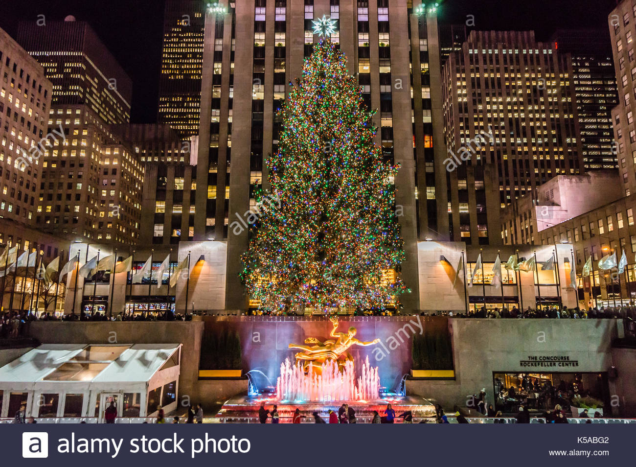 Rockefeller Center Manhattan New York New York USA Stock Image