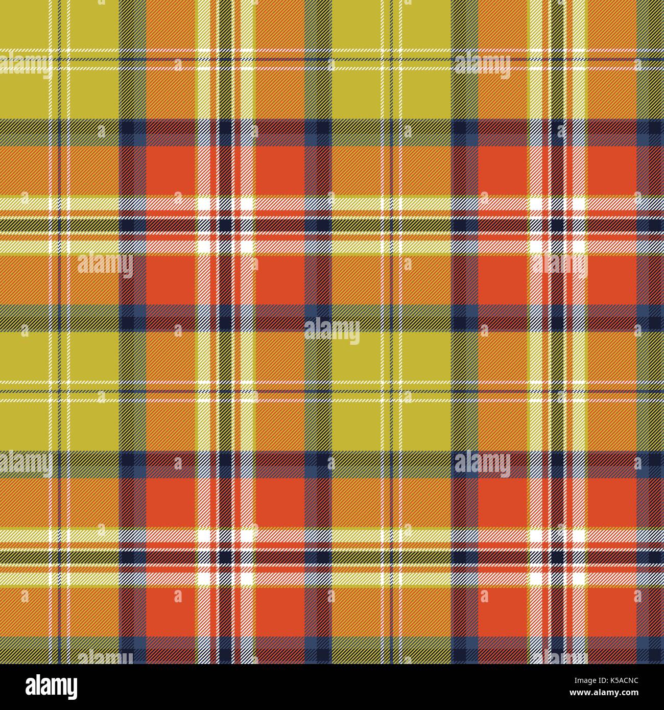 Abstract textile check plaid seamless pattern. Vector illustration ...