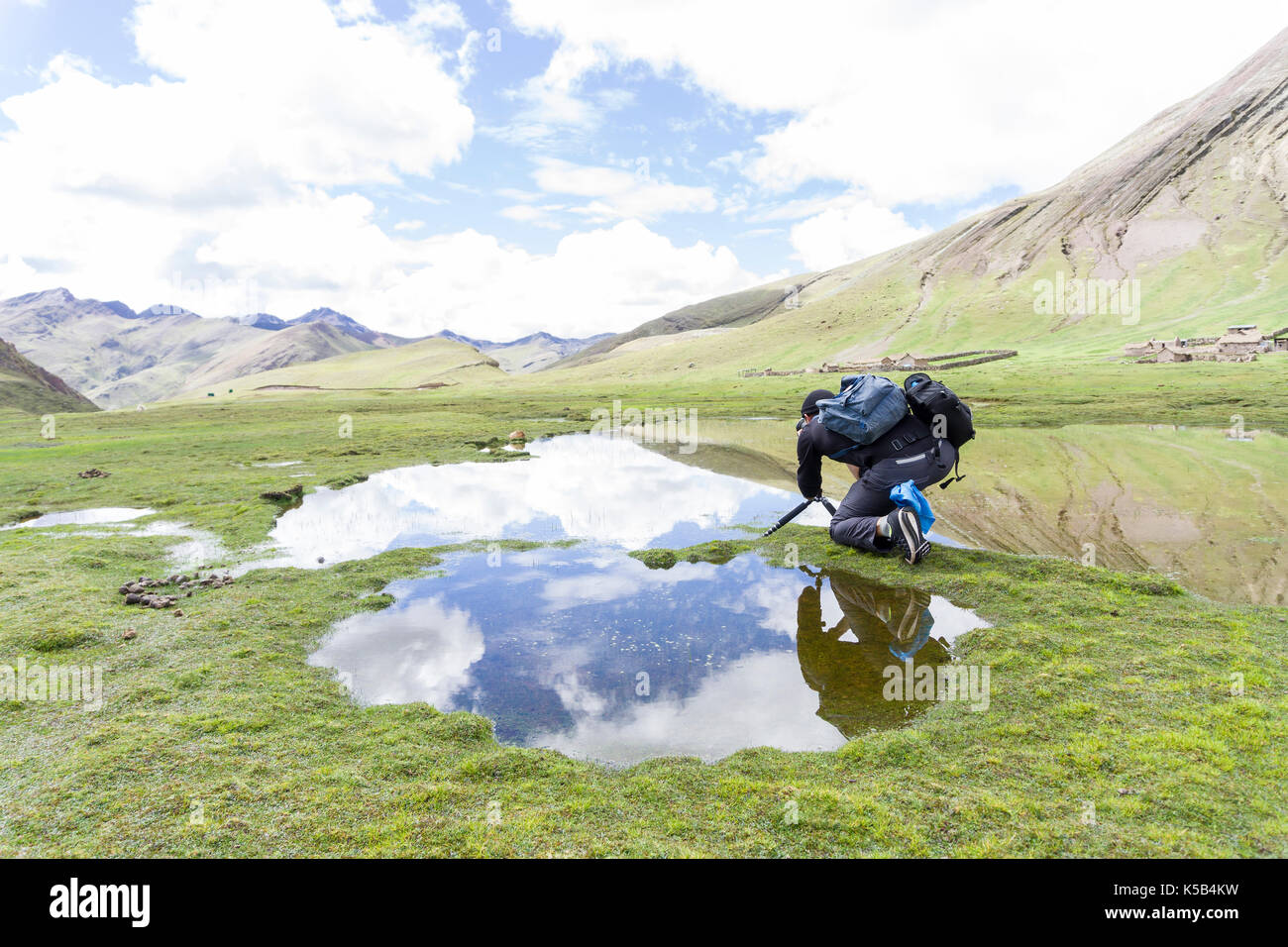 The Rainbow mountains of Peru Stock Photo - Alamy