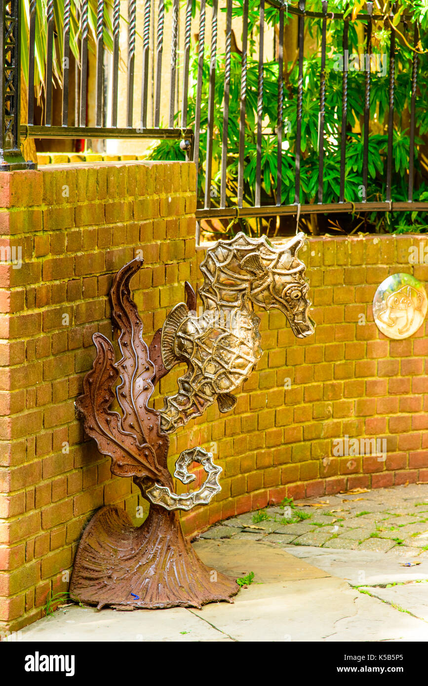 Metal Sculptures at Hastings Stock Photo Alamy