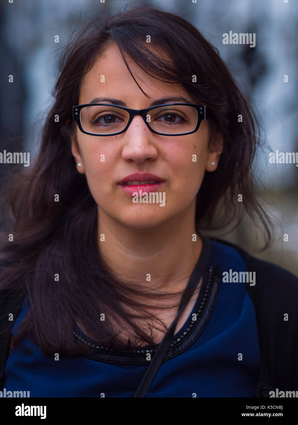 Young Turkish girl poses for the camera Stock Photo