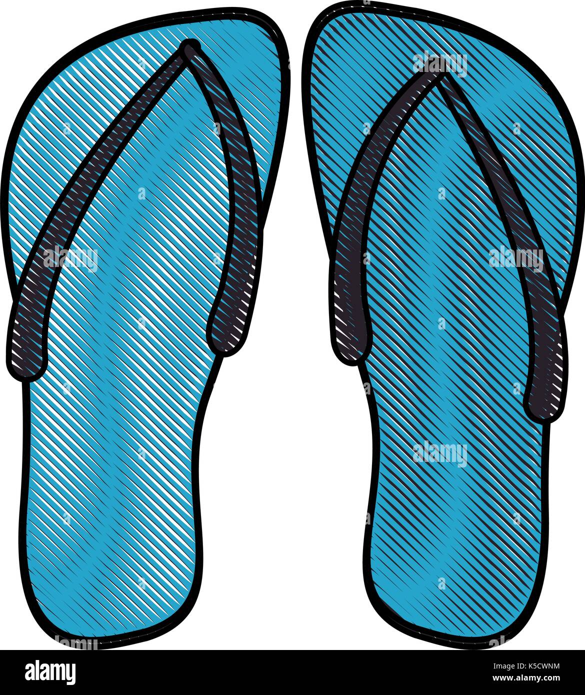flip flop sandals icon image Stock Vector Image & Art - Alamy