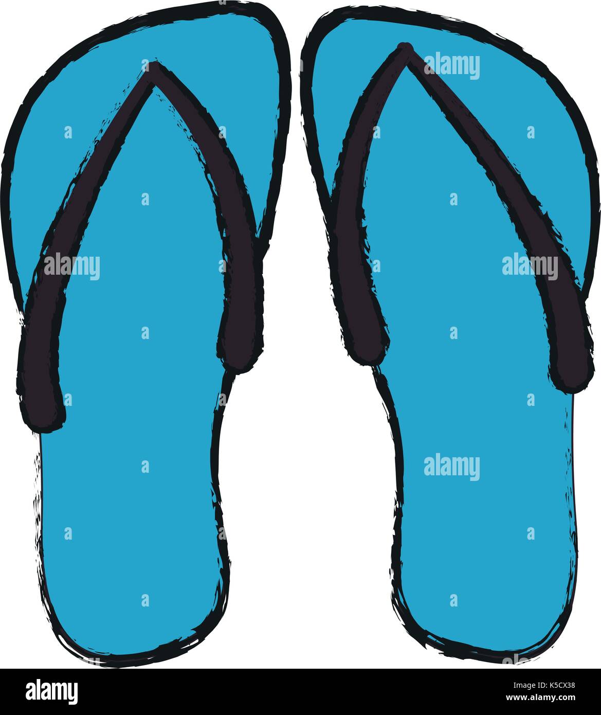 flip flop sandals icon image Stock Vector Image & Art - Alamy