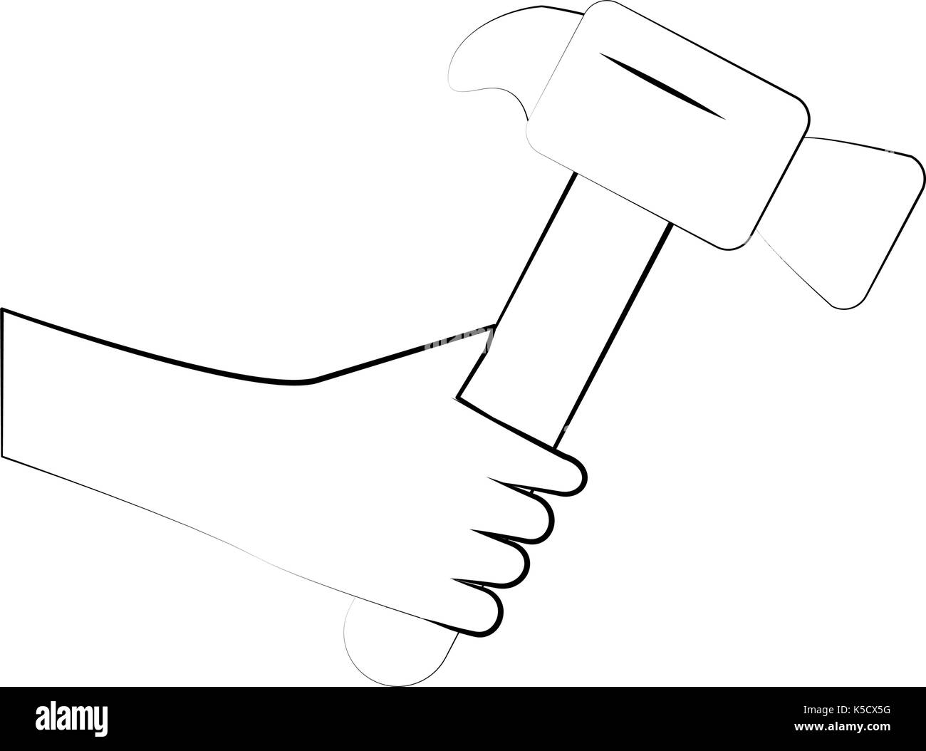 hammer tool icon image Stock Vector Image & Art - Alamy
