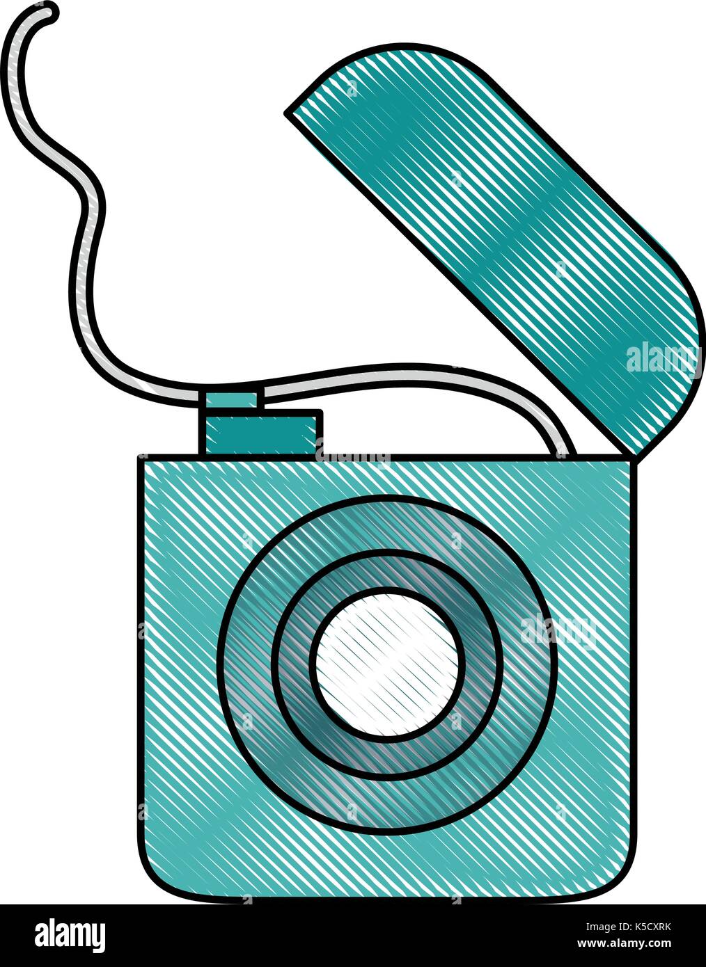 Dental floss isolated Stock Vector Image & Art - Alamy