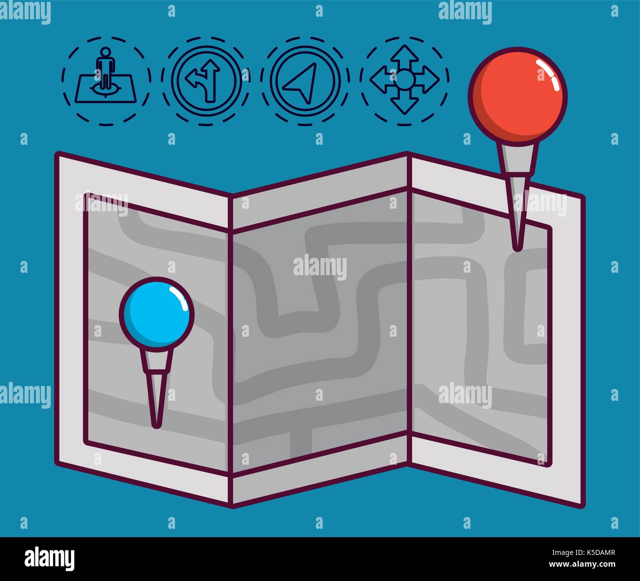 navigation and location design Stock Vector Image & Art - Alamy