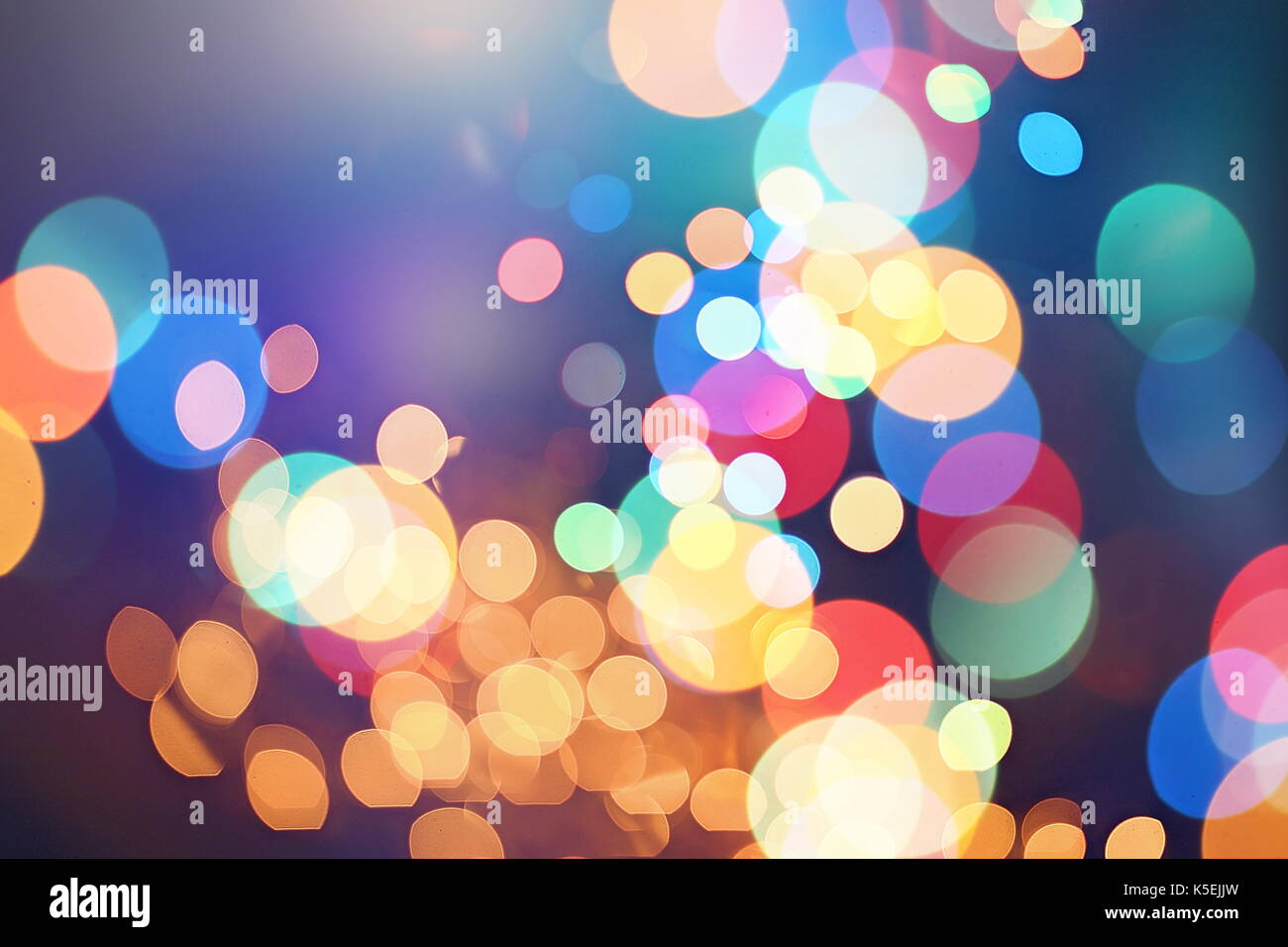 Bright light spots abstract bokeh blurred texture background Stock ...