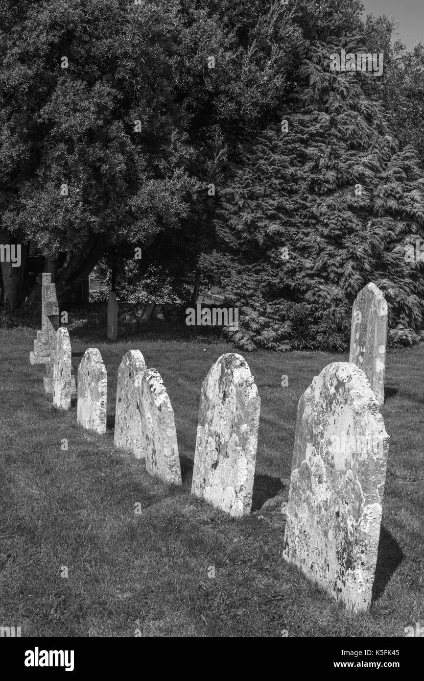 Black and White of the funerals Stock Photo