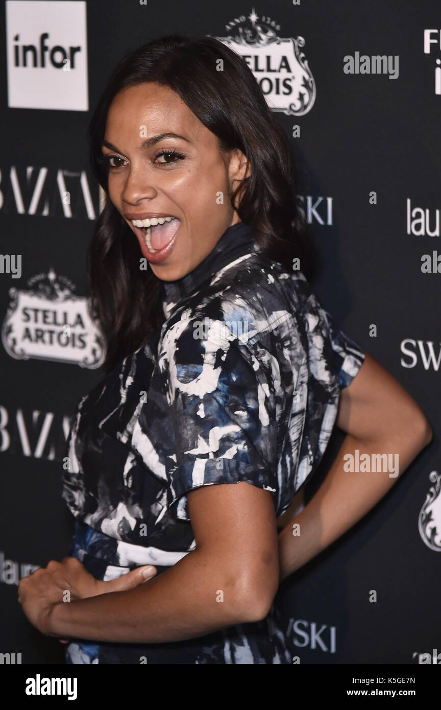 Rosario Dawson at arrivals for Harper's Bazaar: Icons Portfolio Launch