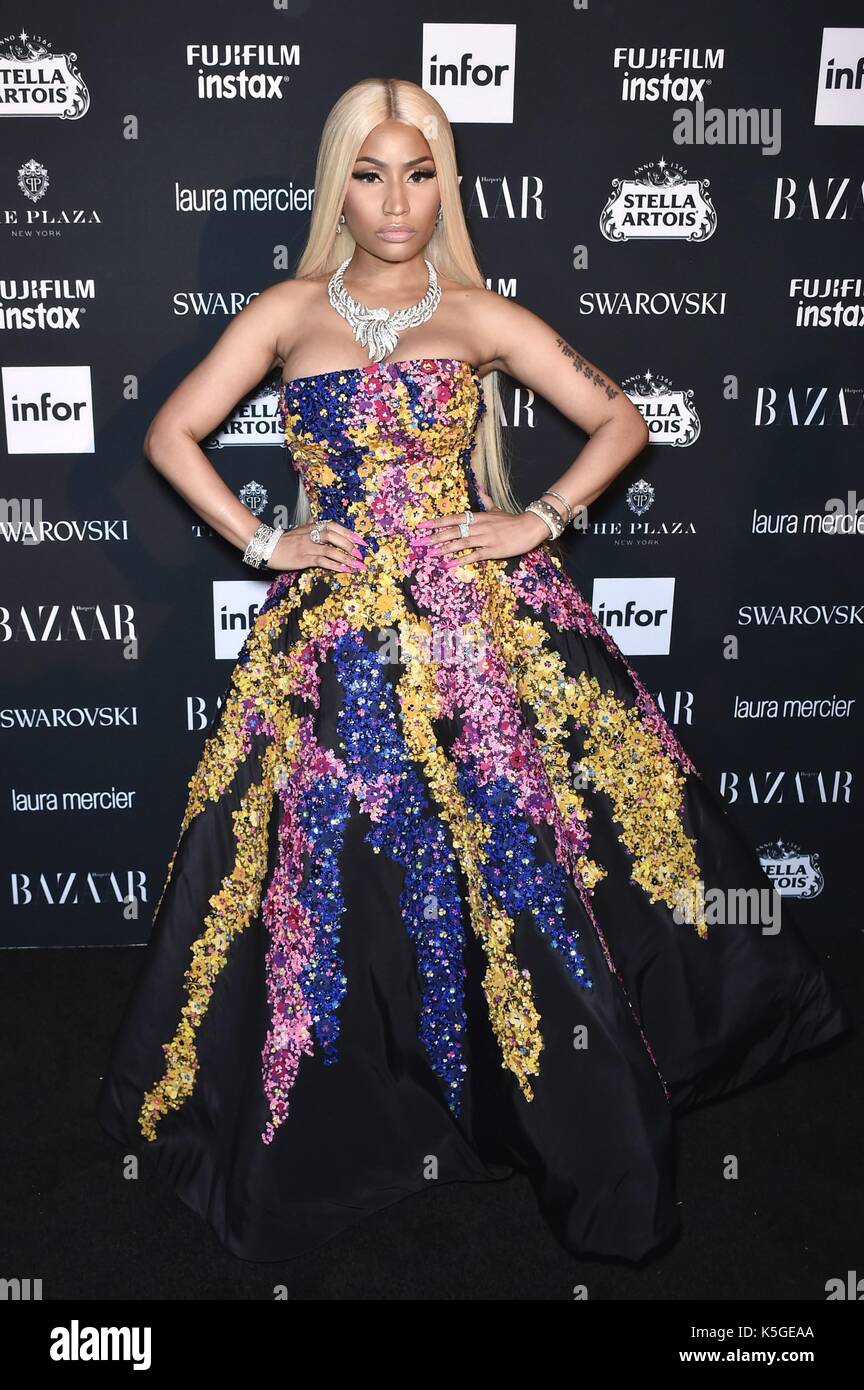 New York, NY, USA. 8th Sep, 2017. Nicki Minaj at arrivals for Harper's