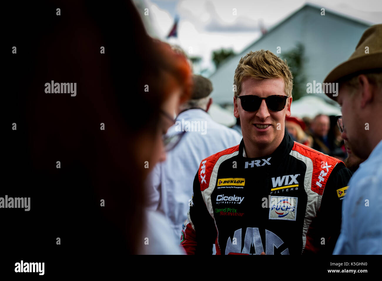 2017 btcc racing driver adam morgan during the goodwood revival hi-res ...