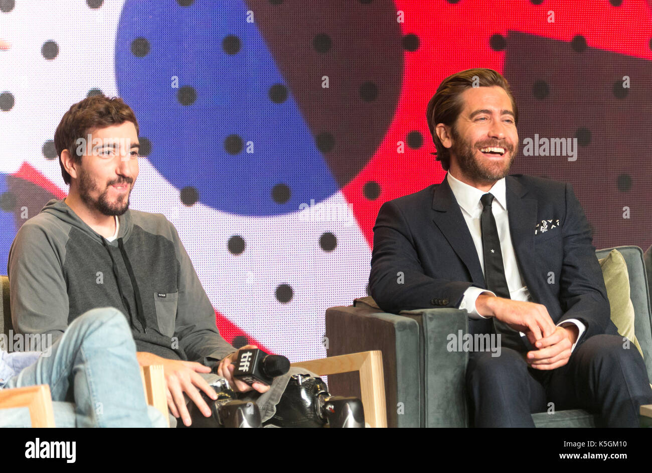 Toronto, Canada. 09th Sep, 2017. Jeff Baumann (l-r), Jake Gyllenhaal