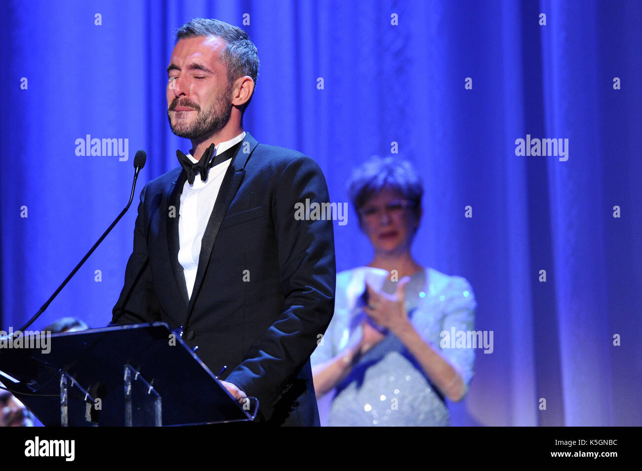 Venice, Italy. 9th September, 2017. 74th Venice Film Festival, 'Venezia 74' Golden Lions Awards Ceremony Pictured: Xavier Legrand Credit: Independent Photo Agency Srl/Alamy Live News Stock Photo