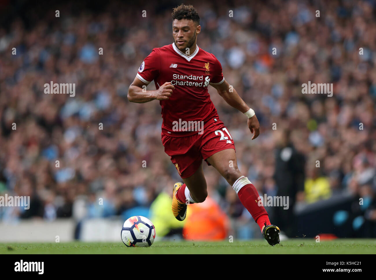 Liverpool's Alex Oxlade-Chamberlain during the Premier League match at