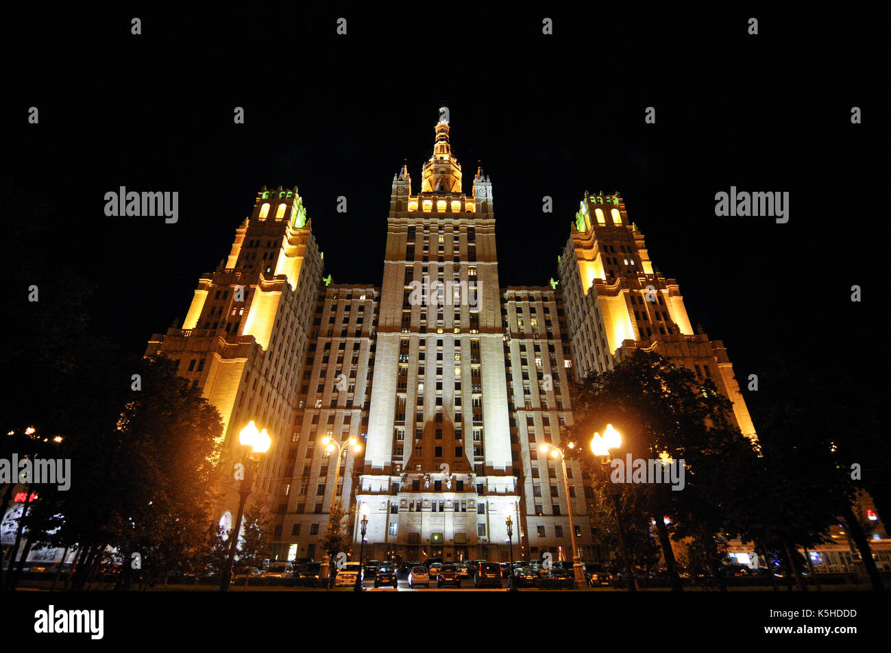 Kotelnicheskaya Embankment Building, Moscow Stock Photo