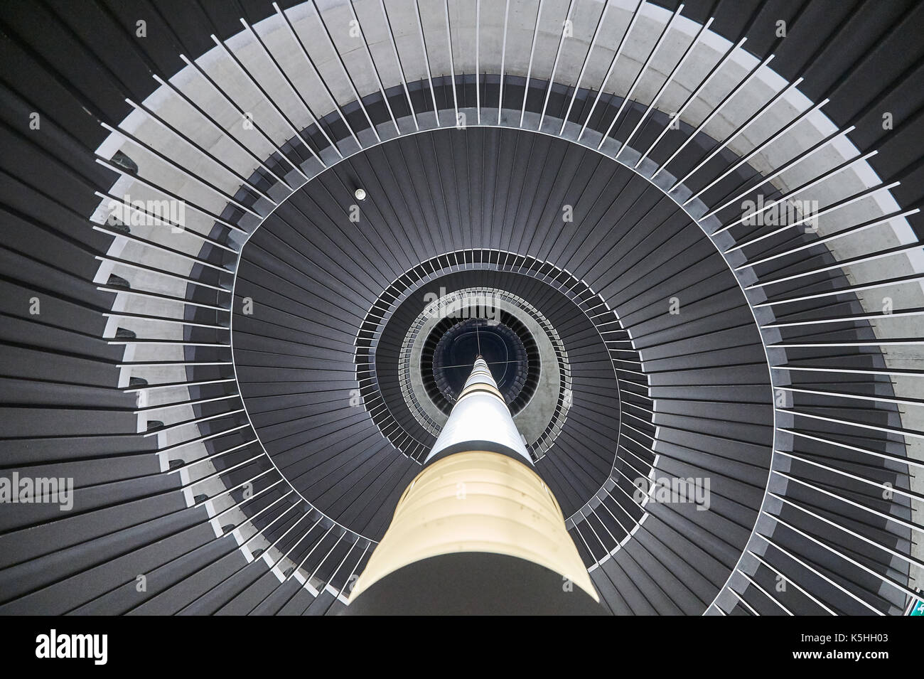 Edinburgh Usher Hall, view of the stairs from the bottom Stock Photo