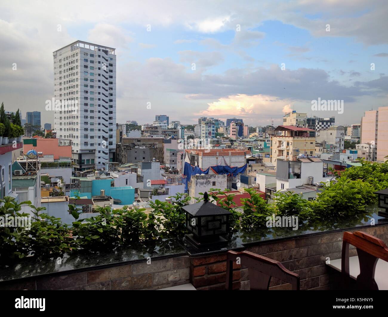 ho chi minh city by day afternoon vietnam Stock Photo