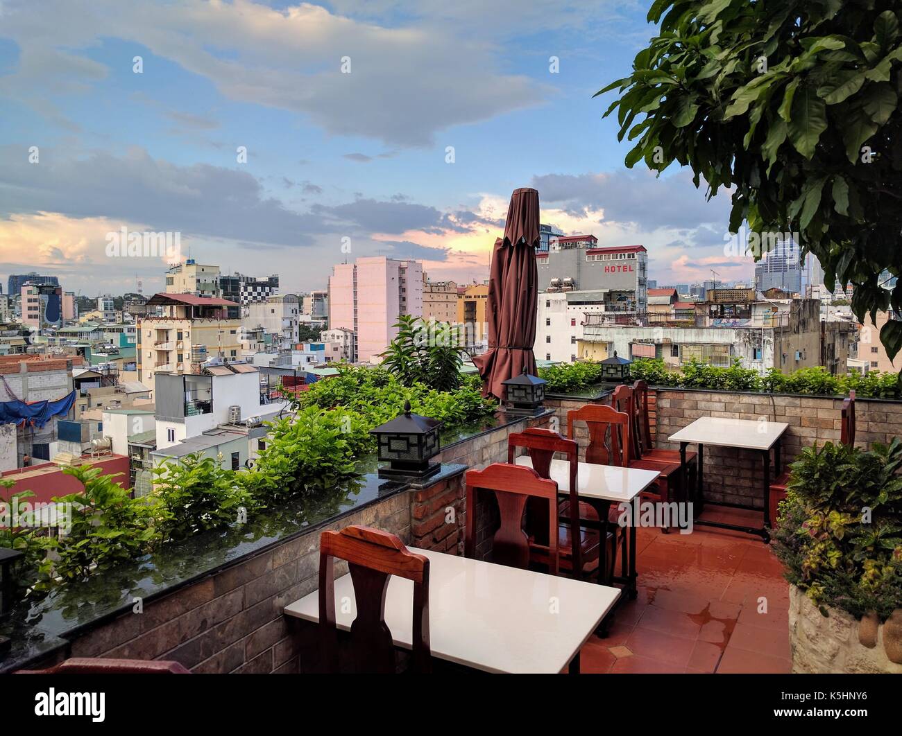 ho chi minh city by day afternoon vietnam Stock Photo