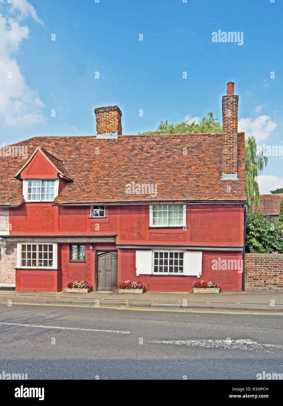 Saffron Walden, Bridge Street Cottage Stock Photo Alamy