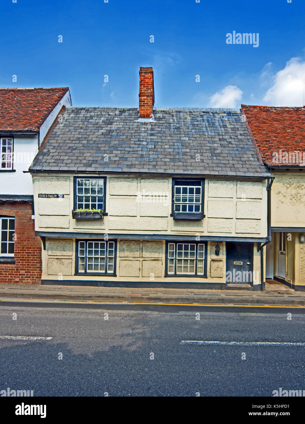 Saffron Walden, Essex, Bridge Street Cottage Stock Photo Alamy