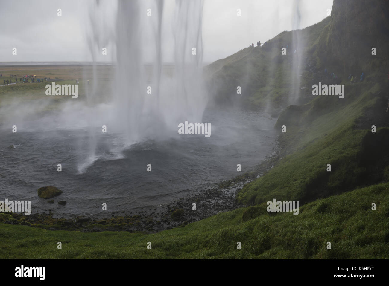 Behind seljalandsfoss waterfall in hi-res stock photography and images ...