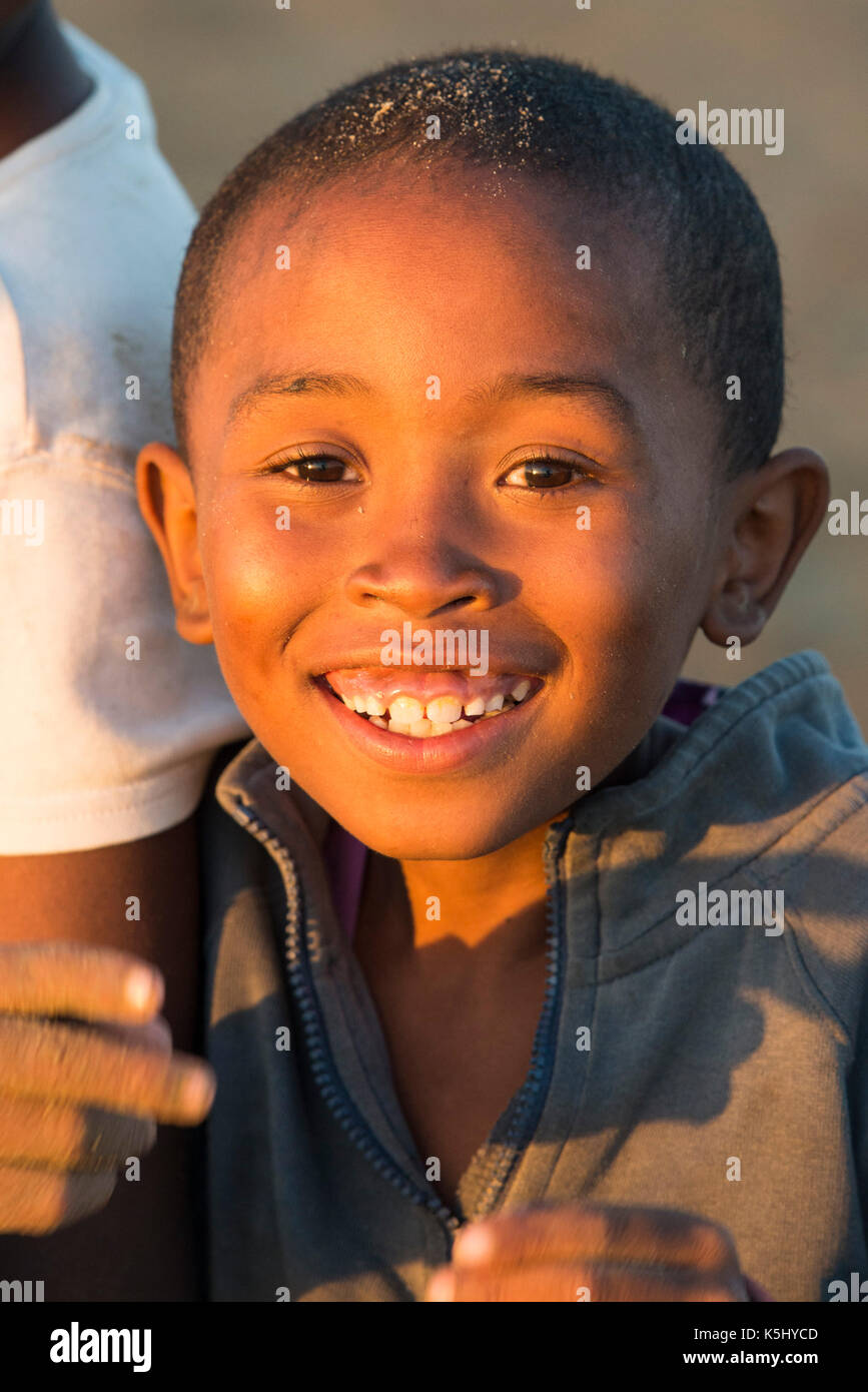 Boy, Toliara, Madagascar Stock Photo