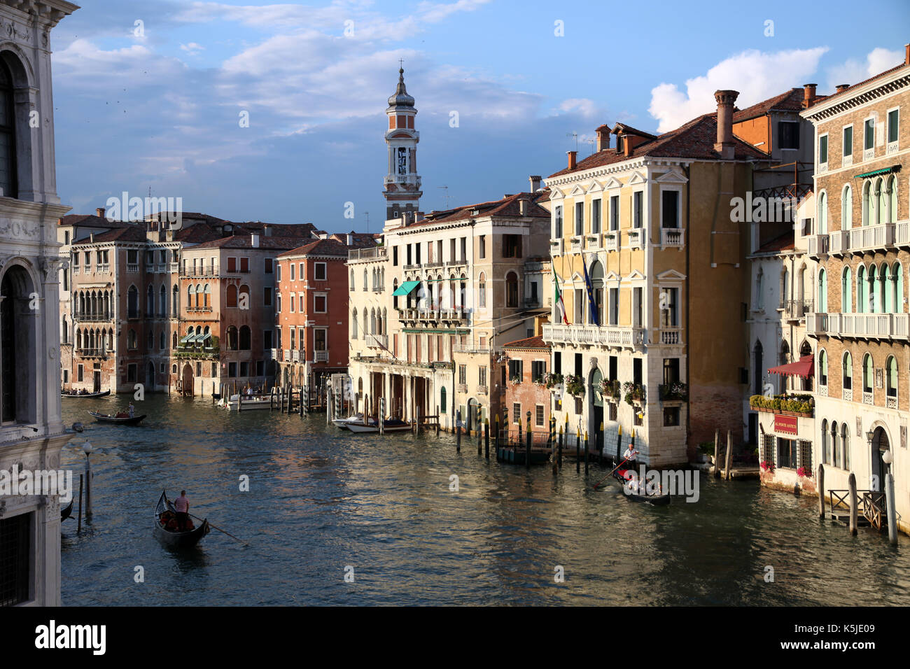 View of Canal Grande from the Rialto Bridge Stock Photo - Alamy