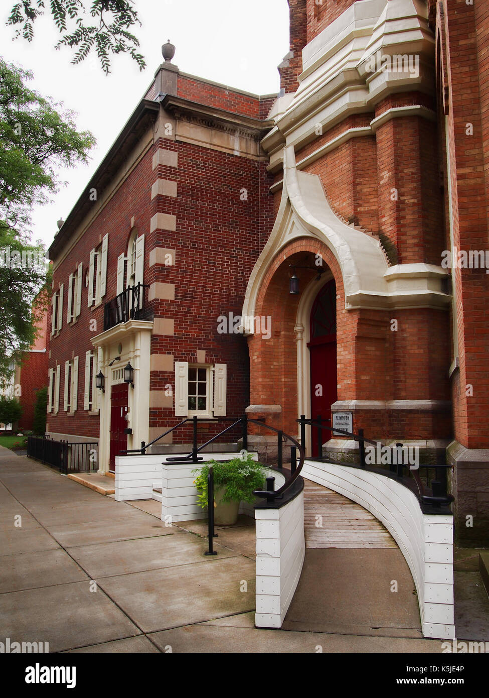 Syracuse, New York, USA. September 9, 2017. Plymouth Congregational