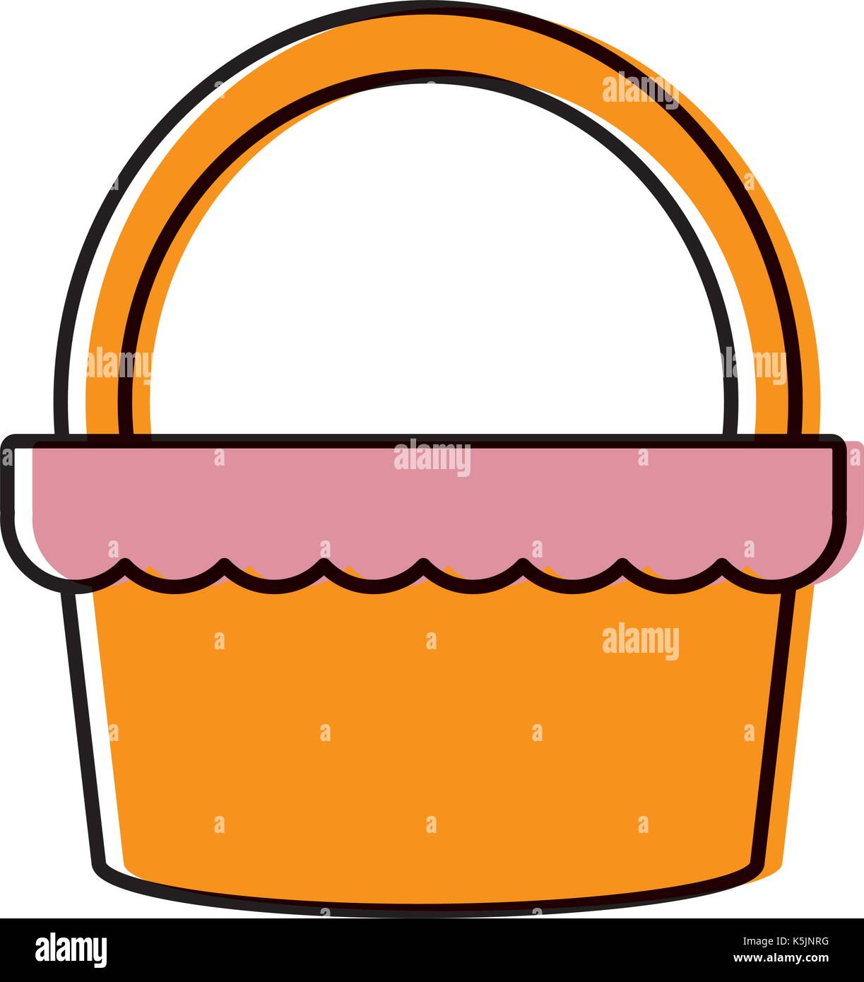 food basket picnic Stock Vector Image & Art - Alamy