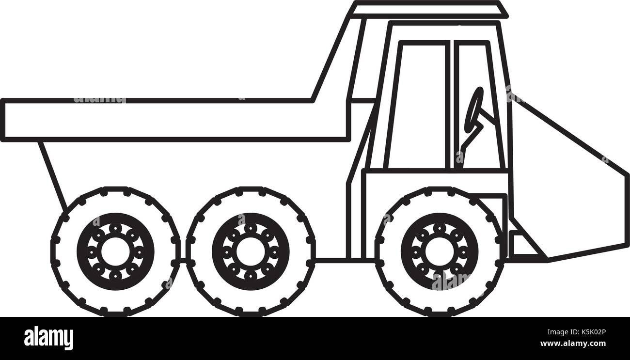 dump truck icon Stock Vector Image & Art - Alamy