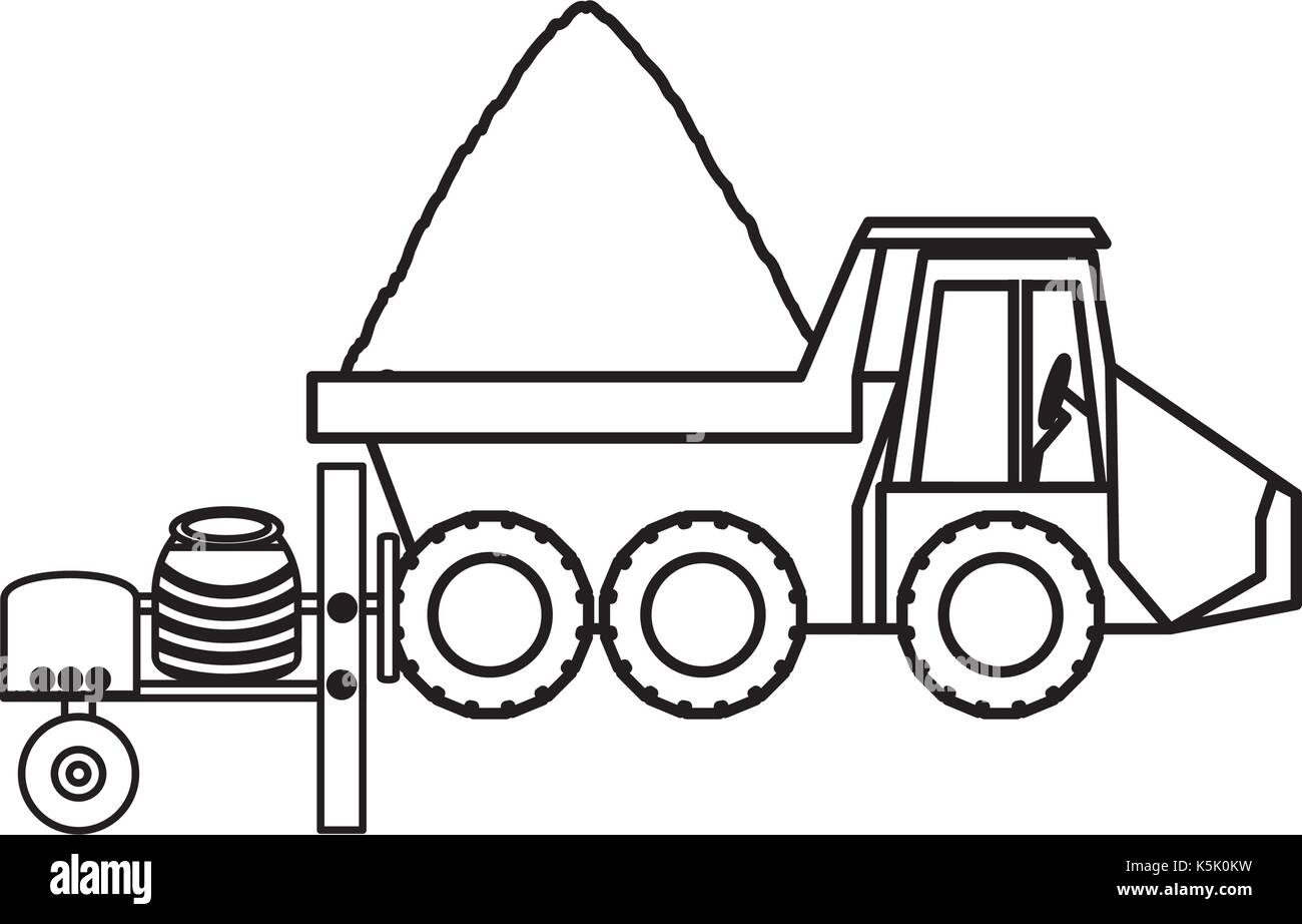 dump truck icon Stock Vector Image & Art - Alamy