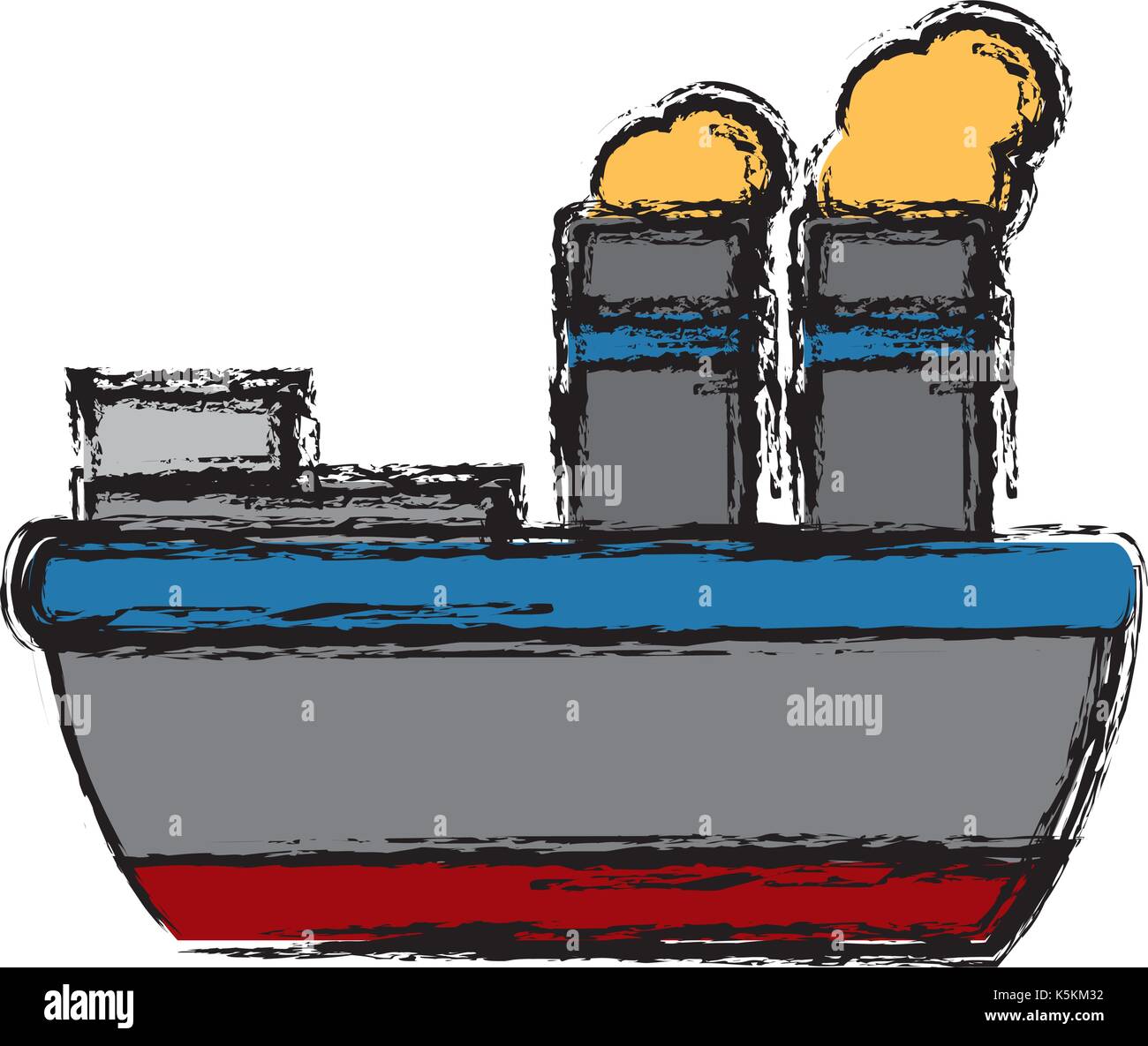 steam boat ship Stock Vector Image & Art - Alamy