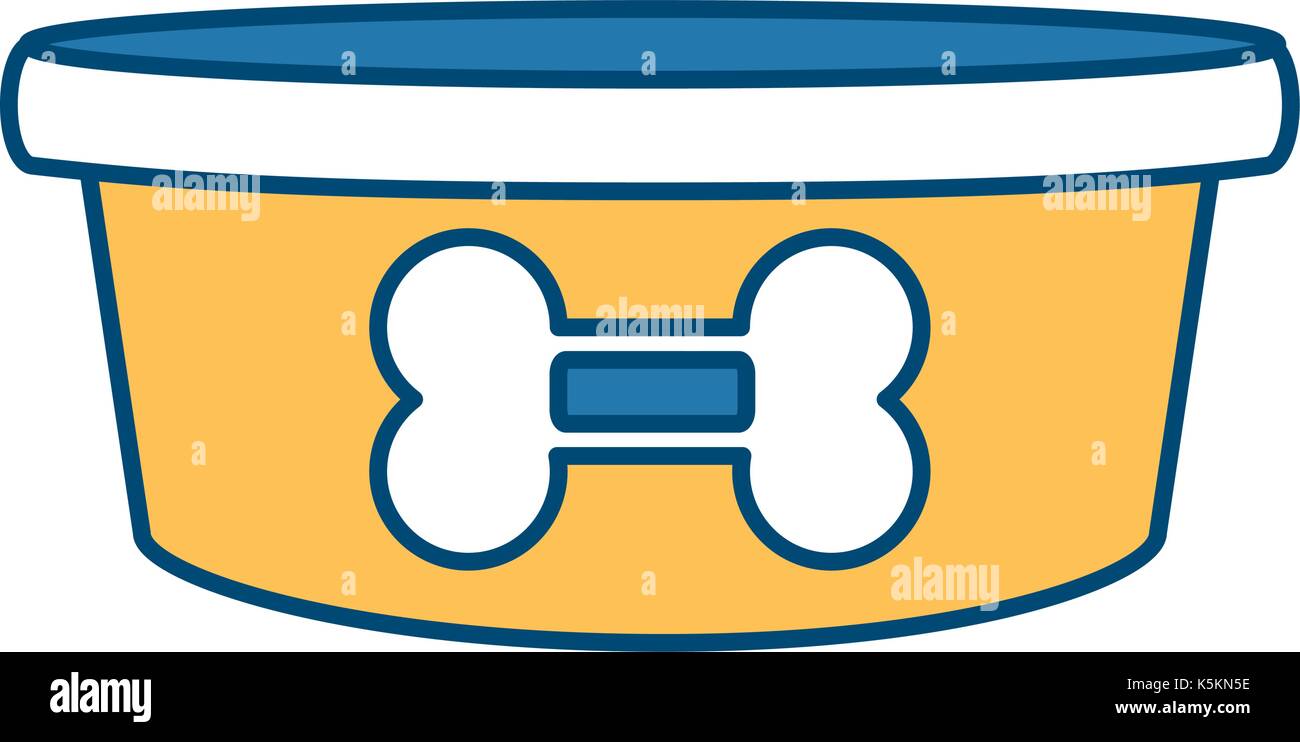 dog bowl bone Stock Vector Image &amp; Art - Alamy