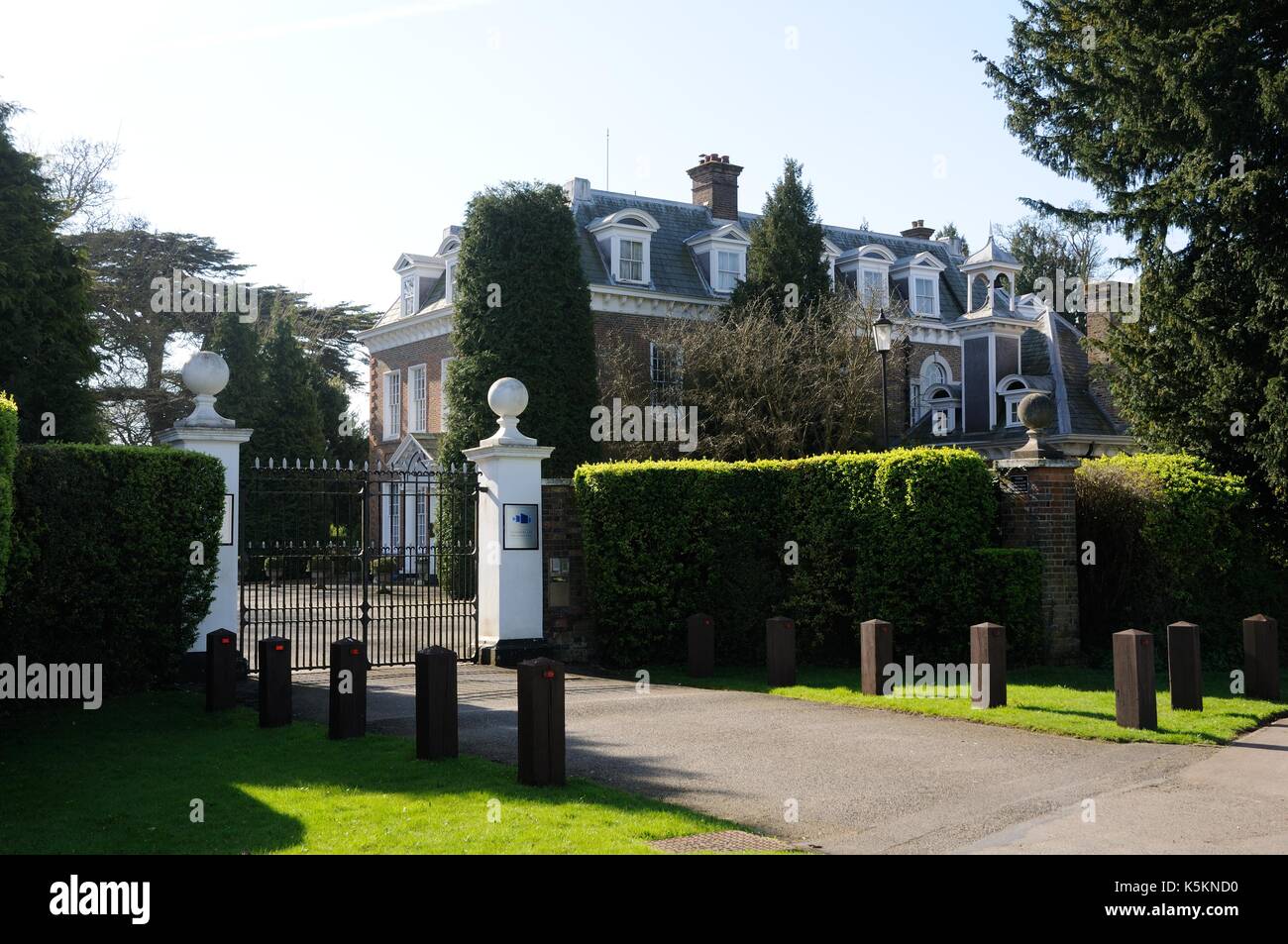 Houghton Hall, Houghton Regis, Bedfordshire Stock Photo Alamy