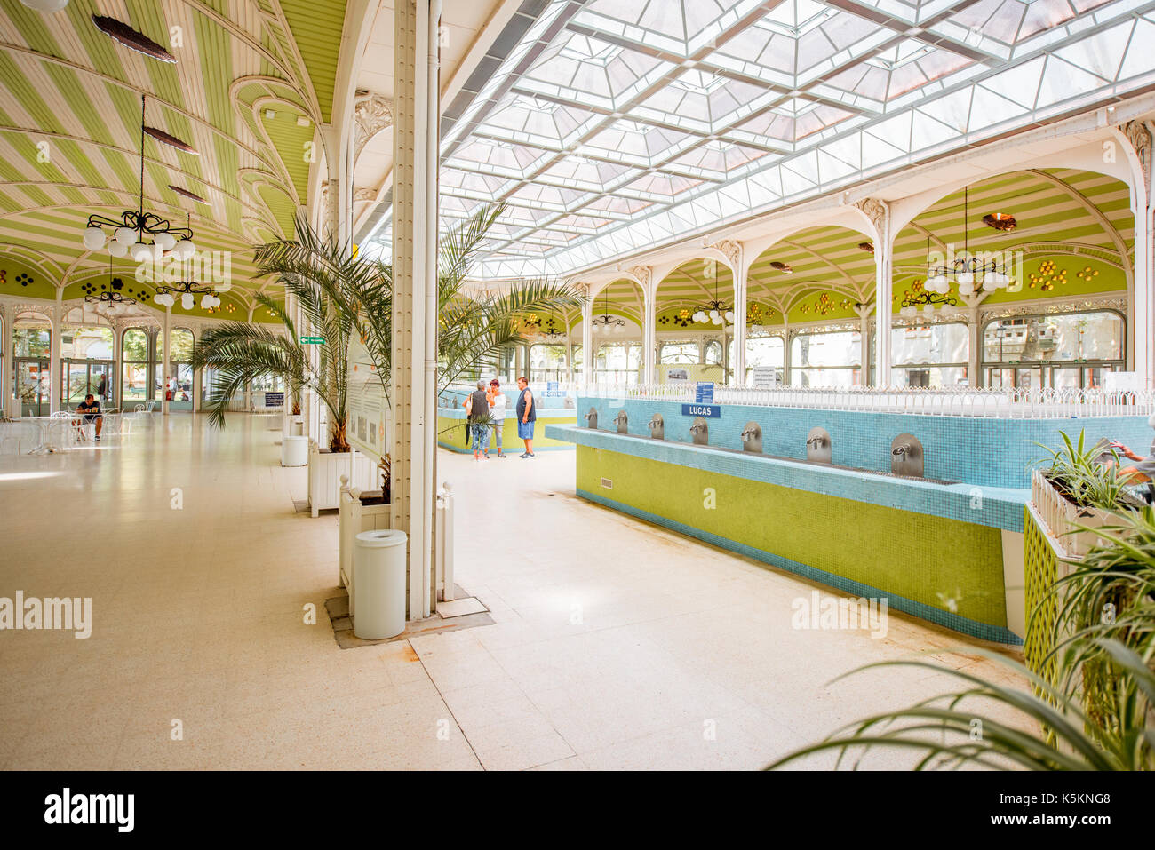 Thermal pump-room in Vichy Stock Photo