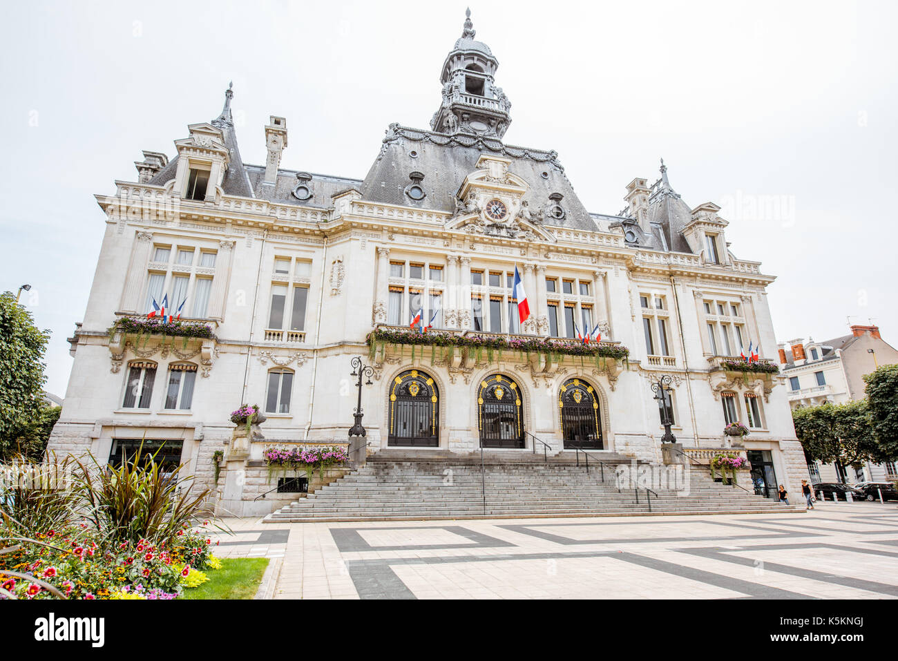 Buildings in Vichy city , France Stock Photo