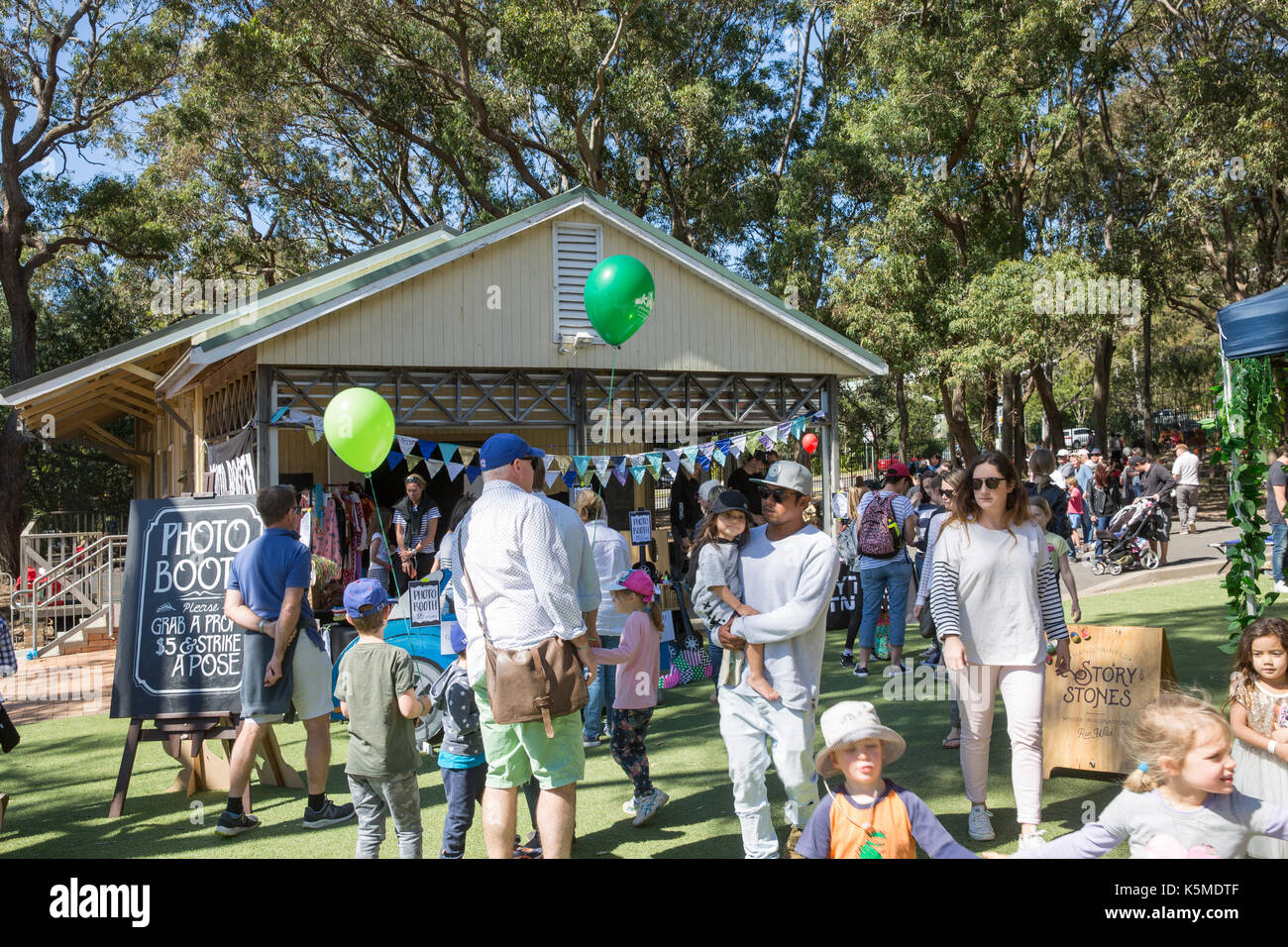 Primary school fete and fun fair day for the community at a primary