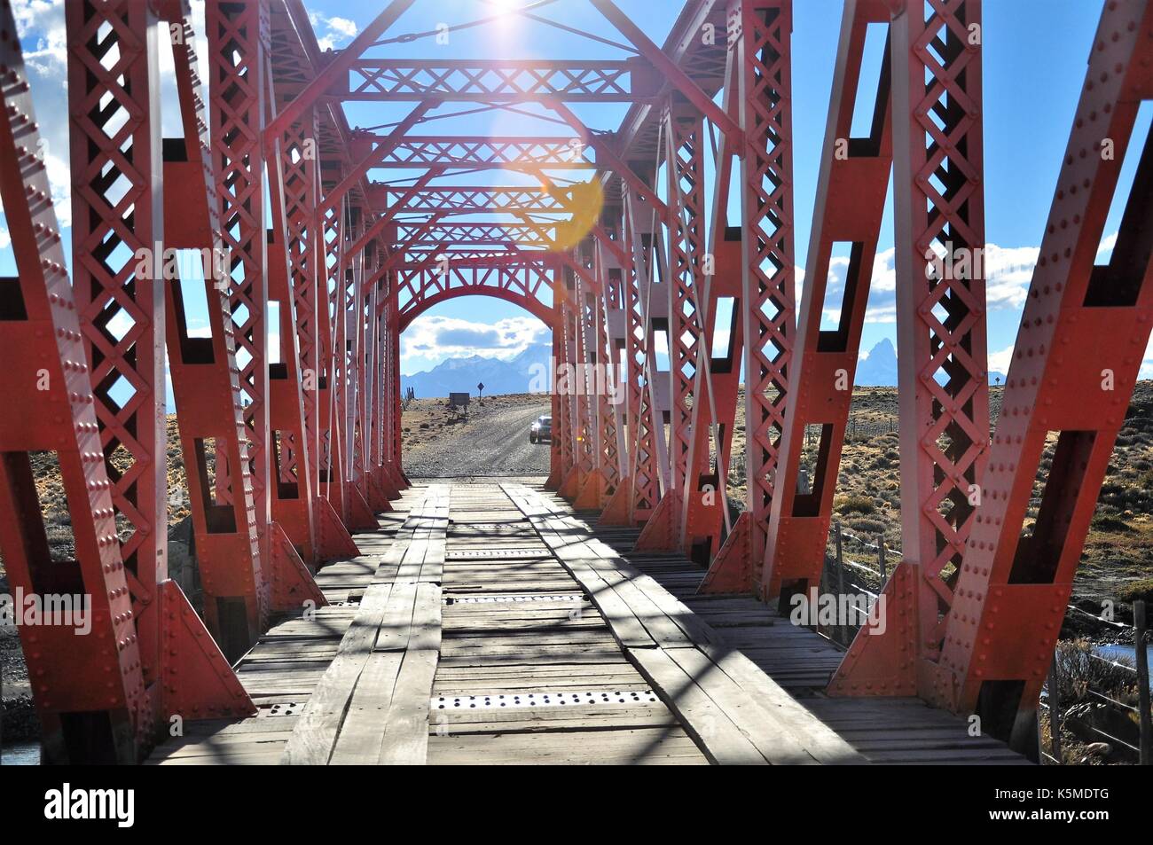 Crossing the bridge Stock Photo - Alamy
