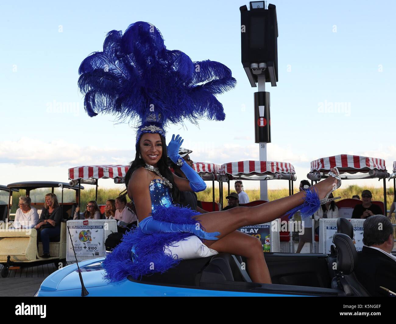 Atlantic City, NJ, USA. 9th Sep, 2017. Miss Nevada Andrea Martinez at a public appearance for The Miss America Show Us Your Shoes Parade 2017, The Boardwalk, Atlantic City, NJ September 9, 2017. Credit: MORA/Everett Collection/Alamy Live News Stock Photo