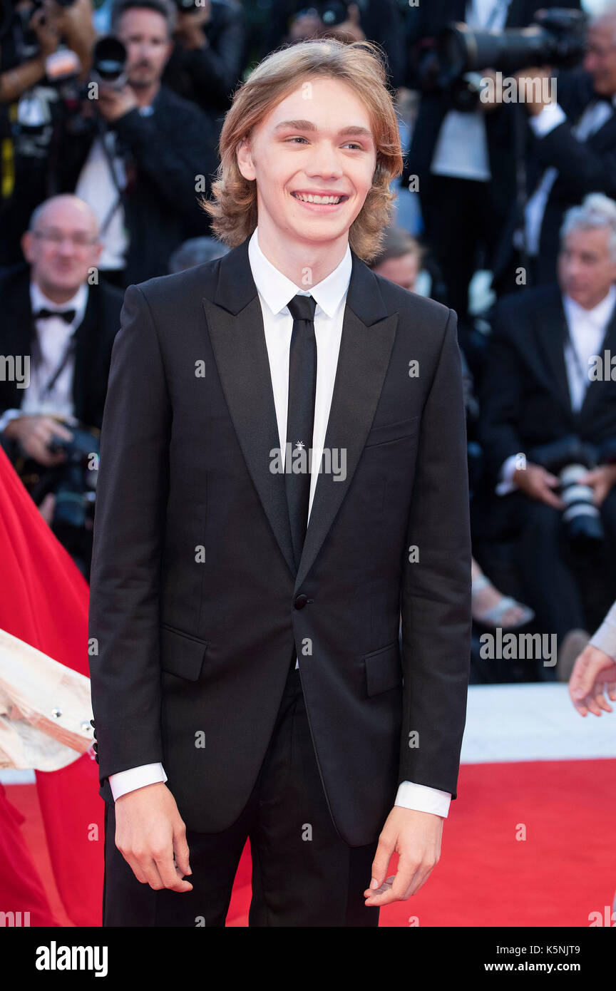 Venice, Italy. 9th September, 2017. Charlie Plummer attending the Closing Ceremony of the 74th Venice International Film Festival at the Palazzo del Cinema on September 09, 2017 in Venice, Italy Credit: Geisler-Fotopress/Alamy Live News Stock Photo